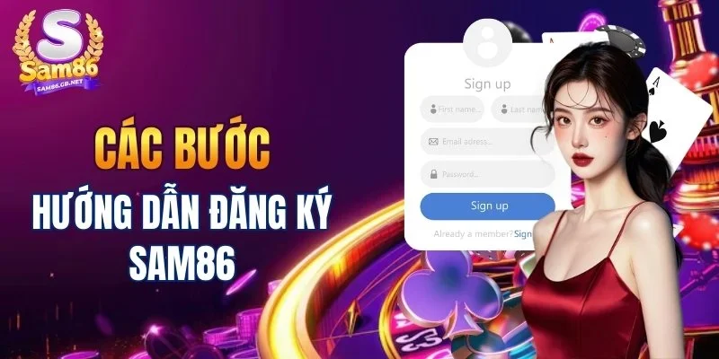 Các bước hướng dẫn đăng ký SAM86